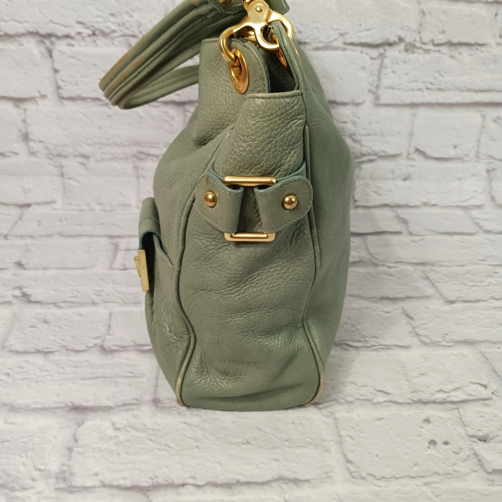Brahmin green pebbled leather shoulders bag - Picture 6 of 16